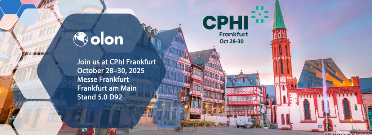 Join Olon at CPhI Frankfurt